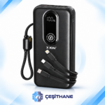 XKIN 20.000 mAh 22.5W Hızlı Şarjlı Dahili Kablolu Powerbank - Görsel 2