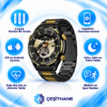 Kalobee America SK4 Pro Max 2 Kordonlu iOS ve Android Uyumlu Akıllı Saat