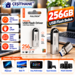 Çeşithane FULLTECH FD14 256GB Metal USB Flash Bellek – Kompakt Tasarım, Taşınabilir USB Depolama