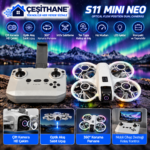 ÇEŞİTHANE S11 Mini Neo Çift Kameralı Drone – Optik Akış, 360° Pervane Koruma, LED Işıklı Mini Drone