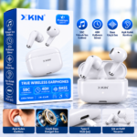 XKIN TWS80 Bluetooth Kulaklık – SBC Ses, 40 Saat Kullanım, Güçlü Bass ve Type-C Şarj