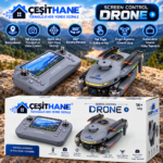 ÇEŞİTHANE GPS Drone – Geniş Ekranlı Kumanda, HD Kamera, Engel Algılama ve Katlanabilir Tasarım