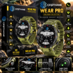 Belonni Collection Wear Pro AMOLED Akıllı Saat – 3 Kordonlu Set, Bluetooth Görüşme ve 100+ Spor Modu