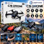 Çeşithane C5 HD Kameralı Drone – WiFi Canlı Görüntü, İrtifa Sabitleme ve Katlanabilir Tasarım