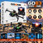 Çeşithane GD83 HD Kameralı Drone – 4 Yönlü Engel Algılama, 360° Takla ve WiFi Canlı Görüntü