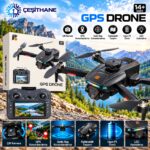 Çeşithane GPS Çift Kameralı Drone – Optik Akış, Ekranlı Kumanda ve Katlanabilir Tasarım