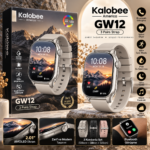 Kalobee America GW12 2.01" AMOLED Akıllı Saat – 3 Kordonlu Set, Bluetooth Görüşme ve 100+ Spor Modu
