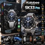 Kalobee America SK33 Pro AMOLED Akıllı Saat – 3 Kordonlu Set, Bluetooth Görüşme ve Akıllı Asistan