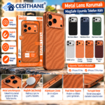 Çeşithane FTPC7 iPhone 17 Pro ve 17 Pro Max Uyumlu MagSafe Destekli Telefon Kılıfı – Alüminyum Gövde, Metal Kamera Koruması