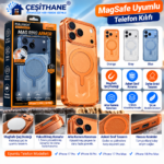 Çeşithane FTPC9 MagSafe Manyetik Telefon Kılıfı – Darbe Korumalı, Kamera Korumalı, iPhone 17/18 Pro ve Pro Max Uyumlu