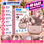 Çeşithane  OWS Bluetooth V5.3 Açık Kulak Kablosuz Kulaklık – Dokunmatik Kontrollü, Mikrofonlu, Rose Gold
