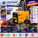 Çeşithane AUHMA A8813 16.000 mAh Akü Takviye ve Hava Kompresörü – 120 PSI, Dijital Ekranlı, LED Işıklı