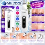 Çeşithane Ultrasonik Cilt Temizleme Cihazı – 4 Modlu, 1000mAh Şarjlı, LCD Ekranlı Yüz Bakım Cihazı
