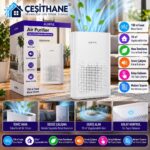 Çeşithane AUHMA Hava Temizleme Cihazı – 150 m³/Saat Hava Debisi, Sessiz Çalışma, Tek Tuş Kontrol