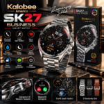 Kalobee America SK27 Business AMOLED Akıllı Saat – 3 Kordonlu Set ve Bluetooth Görüşme