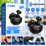 XKIN63 TWS Bluetooth Kulaklık – ANC/ENC, 10 mm Hoparlör ve Type-C Şarj