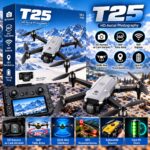 Çeşithane T25 GPS HD Kameralı Drone – Ekranlı Kumanda, Optik Akış Sabitleme ve Katlanabilir Tasarım