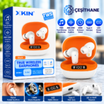 XKIN64 TWS Bluetooth Kulaklık – ANC/ENC, 10 mm Hoparlör, LED Dijital Ekran ve Type-C Şarj