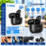 XKIN60 TWS Bluetooth Kulaklık – ANC/ENC, 10 mm Hoparlör ve Type-C Şarj