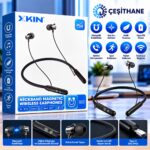 XKIN XK-BT28 Manyetik Boyun Bantlı Bluetooth Kulaklık – Dijital Göstergeli, Type-C Şarjlı