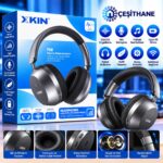 XKIN XK-HP5 Kablosuz Kulak Üstü Bluetooth Kulaklık – PNI Gürültü İzolasyonu, Güçlü Bas ve Uzun Pil Ömrü