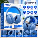 XKIN XK-HP6 Kablosuz Kulak Üstü Bluetooth Kulaklık – Gürültü Azaltma, Güçlü Bas ve Uzun Pil Ömrü