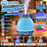 Çeşithane Colorful Exquisite Ultrasonik Aroma Difüzörü – Renk Değiştiren LED ve USB Hava Nemlendirici