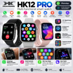 Çeşithane HK12 Pro 2.0 İnç AMOLED Akıllı Saat – AI Tercüme, Bluetooth Görüşme, WhatsApp ve IP67