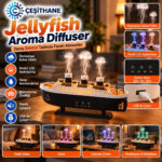 Çeşithane Jellyfish Aroma Diffuser – Denizanası Buhar Efektli, Renkli LED ve Zaman Ayarlı Aromaterapi Cihazı