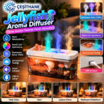 Çeşithane Jellyfish Aroma Diffuser – Denizanası Buhar Efektli, Renkli LED ve Zaman Ayarlı Aromaterapi Cihazı